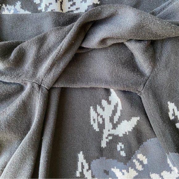 Rachel Roy Boho  Tassel Animal Pattern Lightweight Cardigan - Picture 16 of 16